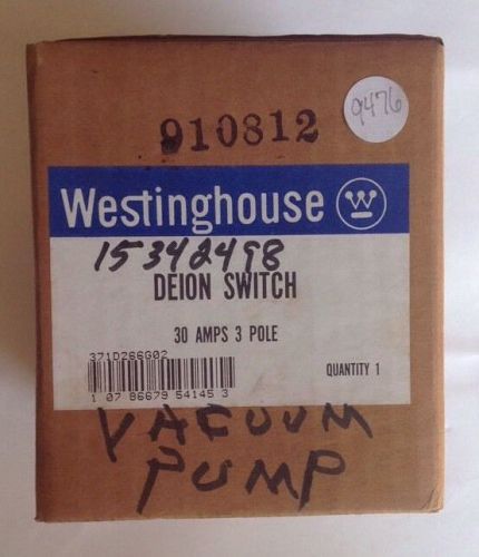 Westinghouse Deion Switch 371D266G02