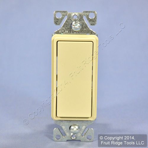 Cooper ivory residential 3-way decorator rocker wall light switch 15a bulk 7503v for sale