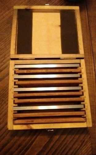 1/8&#034;x 6&#034; LONG~HIGH PRECISION MACHINIST STEEL PARALLEL SET~10 PAIR~20 PIECES~NEW