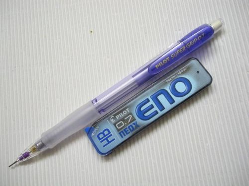 2pcs pilot h-187n  0.7mm mechanical pencil free 0.7 hb leads clear violet(japan) for sale