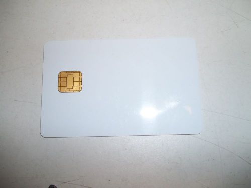 500x  NEW Blank PVC Card with SLE4428 Chip Contact Smart Card , Contact IC Card