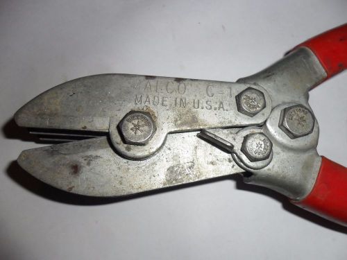 Malco Tools C-1 5 Blade Sheet Metal Pipe Duct HVAC Crimping Pliers USA