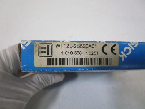 SICK PHOTOELECTRIC PROXIMITY SWITCH WT12L-2B530A01 *NEW IN BOX*