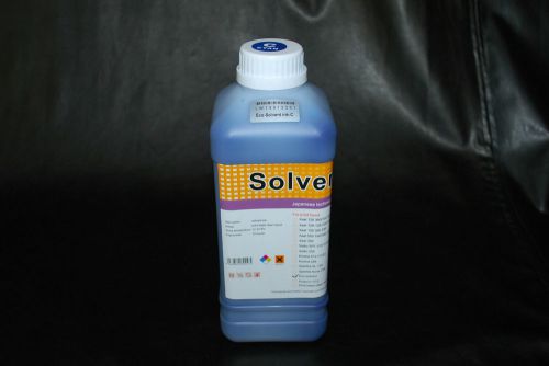 Eco Solvent ink - Cyan - 1Liter - for Roland, Mimaki, Mutoh, Epson. US Seller.