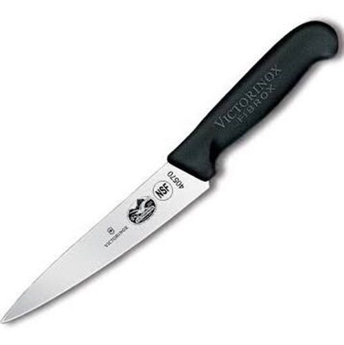 Victorinox 40570 chef&#039;s knife 6&#034; 1-1/4&#034; width at handle black pro handle for sale