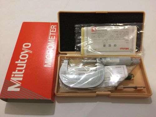 Mitutoyo 101-114 Outside Micrometers 1-2&#034; NEW IN BOX