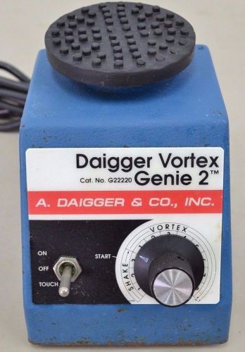 Scientific Industries Daigger Vortex Genie 2 G-560 (11765) Lab Mixer W/ Plate