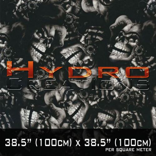 Hydrographic film for hydro dipping water transfer joker skulls for sale