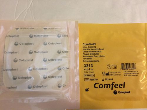 Coloplast Comfeel Ulcer Dressing 4&#034; x 4&#034; (10 cm x 10 cm) one Each Free Shipping!