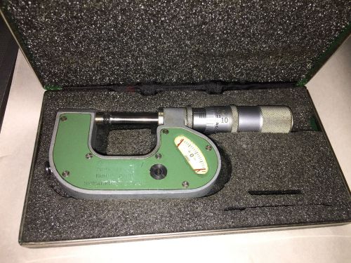 FEDERAL 200P-1 INDICATING MICROMETER .0001&#034; IN CASE