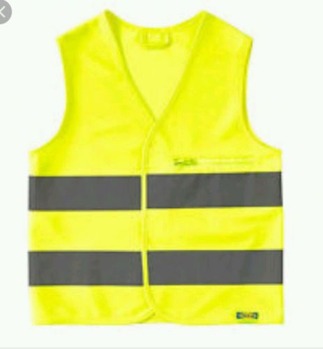 Peg Perego Childs 3 - 6 years NEW Yellow Safety Vest Highly Visible