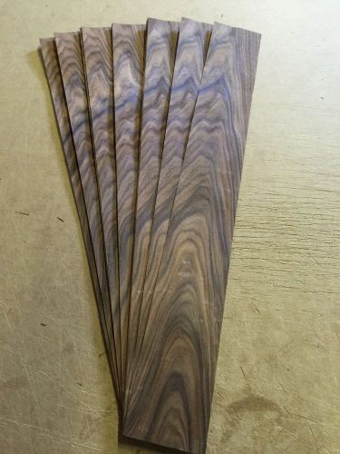 Wood Veneer Rosewood 4x30 22Pcs Total Raw Veneer  &#034;EXOTIC&#034; RW10 6-16-16