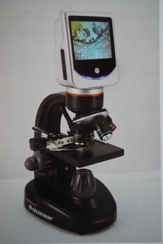 Celestron 44345 lcd digital built-in cam 5mp microscope for sale