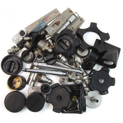 Job Lot Assorted Pentax Endoscope Parts Used Collar Valves Knobs Endoscopy