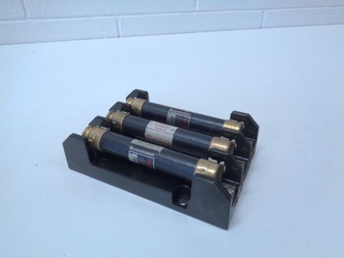 Marathon 6r30a3sp 600v 30a 3-pole fuse holder w/ fuses - used - free shipping!!! for sale