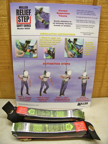 2 Miller Falls Protection Relief Step Safety Device Model 9099 new