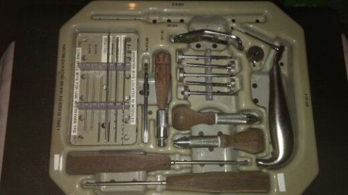 Synthes instrument tray with instruments for sale