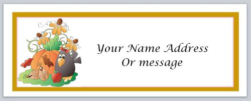 30 Personalized Return Address Labels Primitive Country Buy 3 get 1 free (c32)
