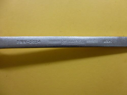 NOS Williams 23mm - 24mm Box End Wrench Vulcan (BMW-2324) USA made (WL.19.D.11)