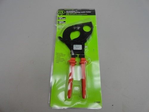New greenlee 45207i insulated performance ratchet cable cutter aluminum/copper for sale