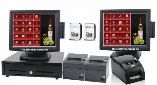 Aldelo 2013 pro complete aio restaurant pos system windows 7 new for sale