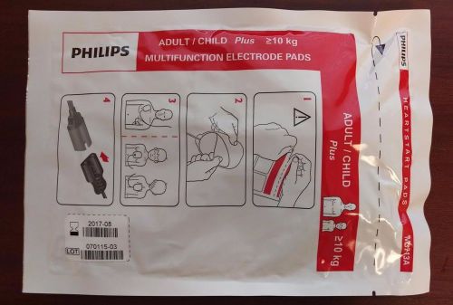 Philips Multifunction Electrode Pads Adult/Child Plus #M3713A NEW IN DATE