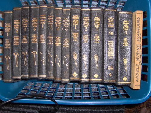 Audels Books- Carpenters, Masons, Plumbers, Electric