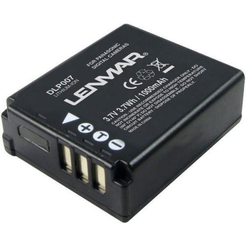 Lenmar DLP007 Panasonic CGA-S007 Digital Camera Replacement Battery - 1,000mAh