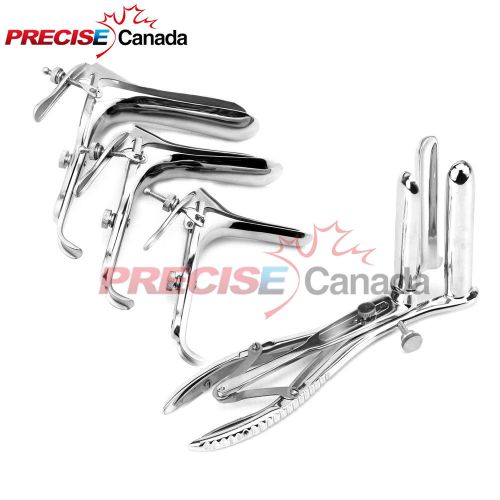 CUSCO VAGINAL SPECULUM (SMALL) + 3 PRONG MATHIEU ANAL SPECULUM GYNECOLOGY INSTRU