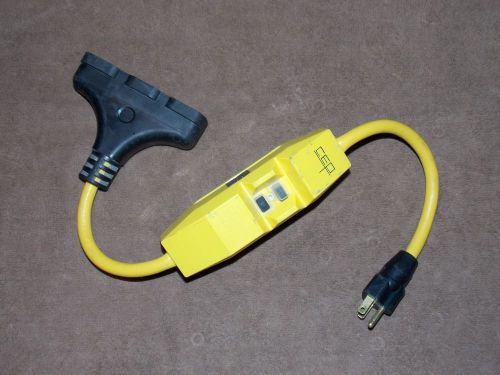 3-Outlet Portable Ground Fault Circuit Interrupter Construction-Electrical B179