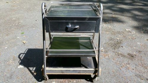 Stainless Steel Rolling Surgical Cart