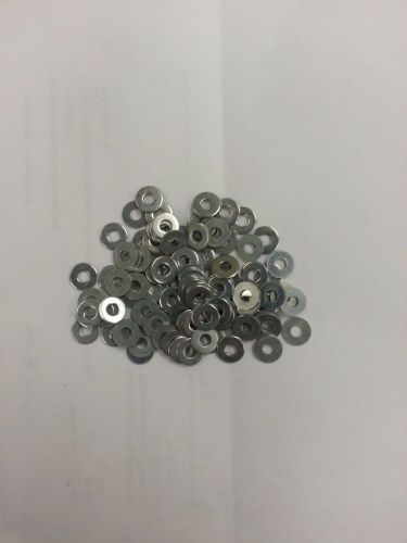 #6 sae flat washers steel zinc plated.qty:100 pcs for sale