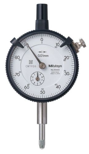 Made in japan mitutoyo 2046s dial indicator 0-10mm x 0.01mm grad !!brand new!! for sale