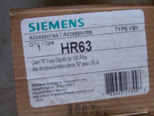 Siemens HR63 Fuse Clip Kit