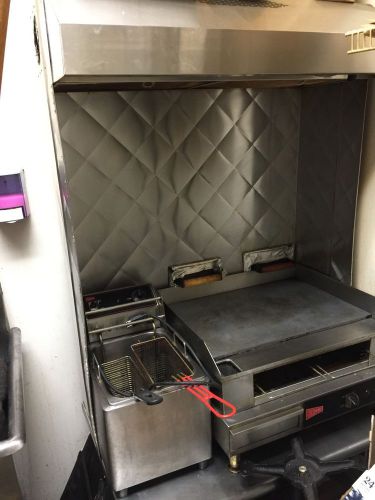 Grill, Frier And Table