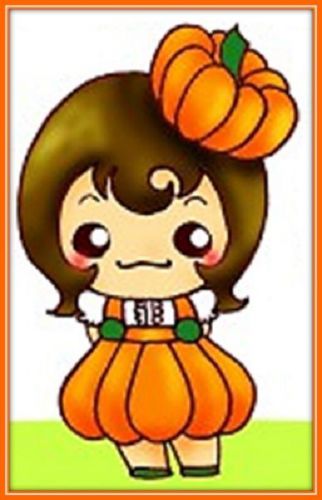30 Custom Pumpkin Girl Personalized Address Labels