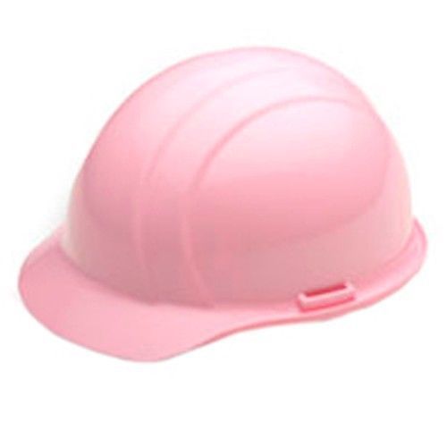 Made in USA ANSI OSHA Compliant Hardhat Ratchet turn knob Light Pink Hard Hat