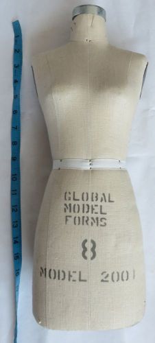 17&#034; GLOBAL MODEL FORMS Sewing Half-Scale Female Dress Form *17&#034; TALL*