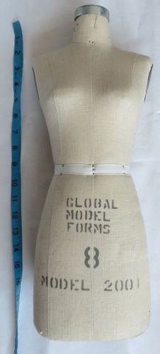 17&#034; GLOBAL MODEL FORMS Sewing Half-Scale Female Dress Form *17&#034; TALL*