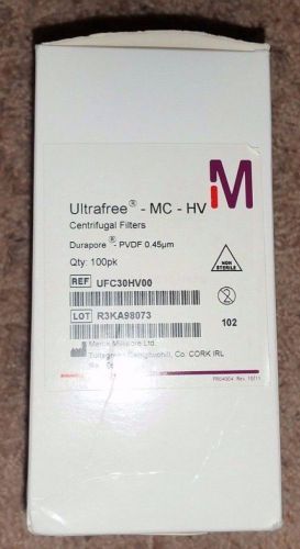 Millipore 100pc ufc30hv00 pvdf red ultrafree centrifugal durapore filter devices for sale