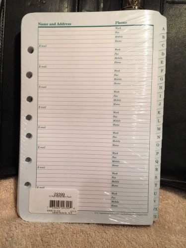 Franklin Covey Daytimer Classic Flex - Dated Mini Pack refill
