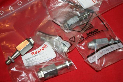 NEW Lot of (5) Bosch Rexroth Pneumatic Fitting Coupling 1 826 409 001 1826409001
