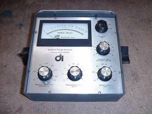 Vintage De Vale Systems Range Analyzer from De Vale Incorporated. &gt;A2