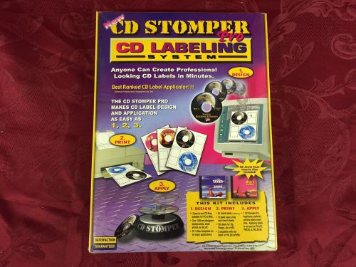 Avery CD Stomper Pro CD Labeling System New in factory sealed box