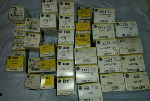 **BIG LOT** Allen Bradley Bulletin 800T Accessories
