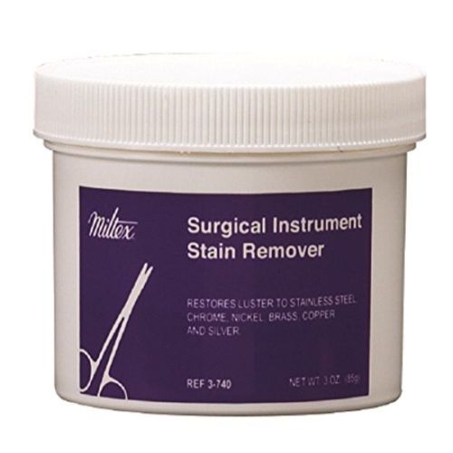 Miltex REF: 3-740 Surgical Instrument Stain Remover Powder, Restores Luster 3 Oz