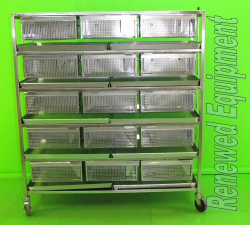 Wahmann 30 Unit Stainless Steel Mouse Mice Rat Colony Housing Cage #1