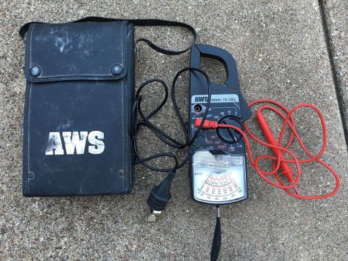 Amp Meter Analog AWS A.W. Sperry TD-2608 Snap Around AC Volt OHM With Case
