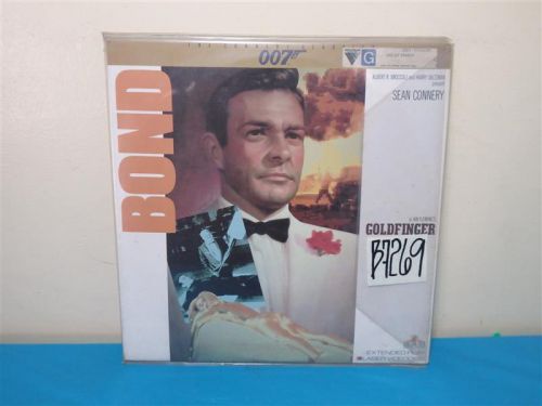 Sean Connery in Ian Fleming&#039;s GOLD FINGER Laser Disc
