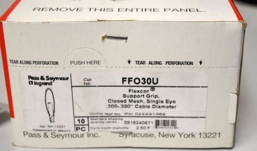 Pass &amp; Seymour Flexcor Support Grip,Closed Mesh,Single Eye .300-.390&#034; cable dia.